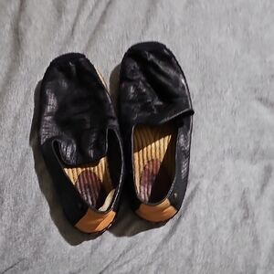 UGG Black and Tan Flats